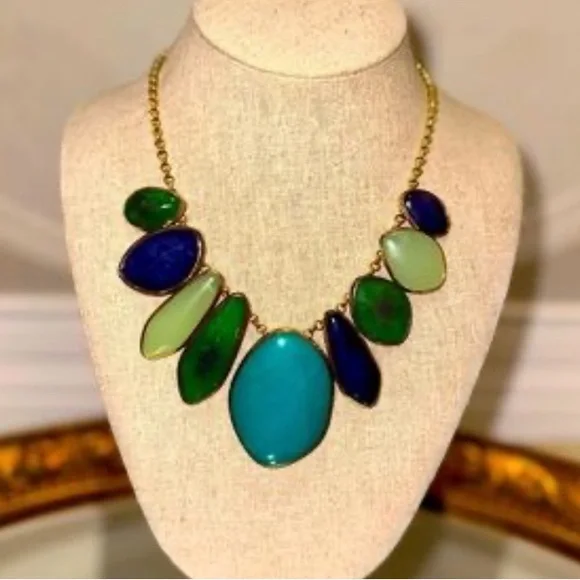 Stella Dot Jewelry Stella Dot Green Blue Serenity Statement